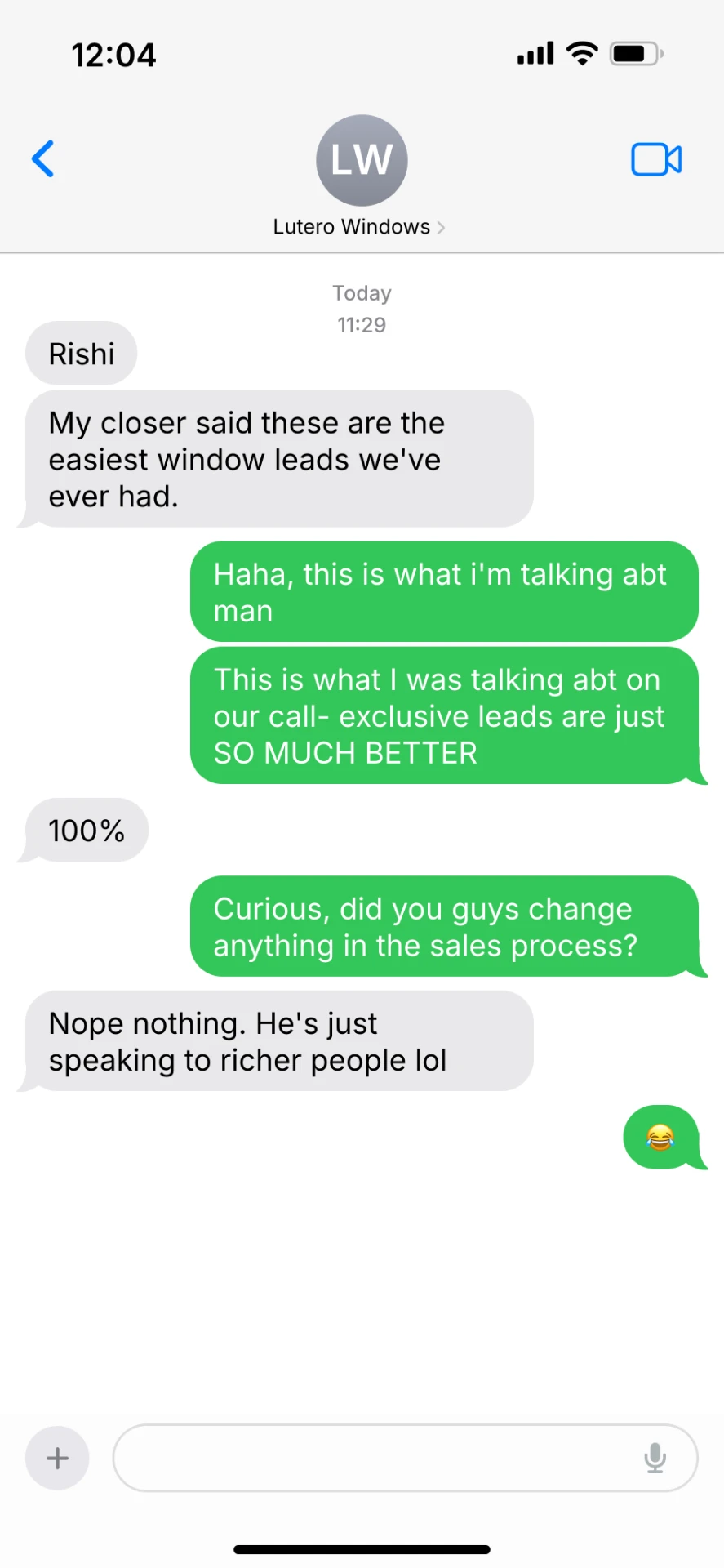 Lutero Windows's results screenshot
